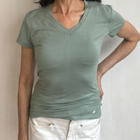 Sage bamboo fiber t-shirt