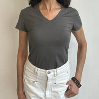 Khaki bamboo t-shirt