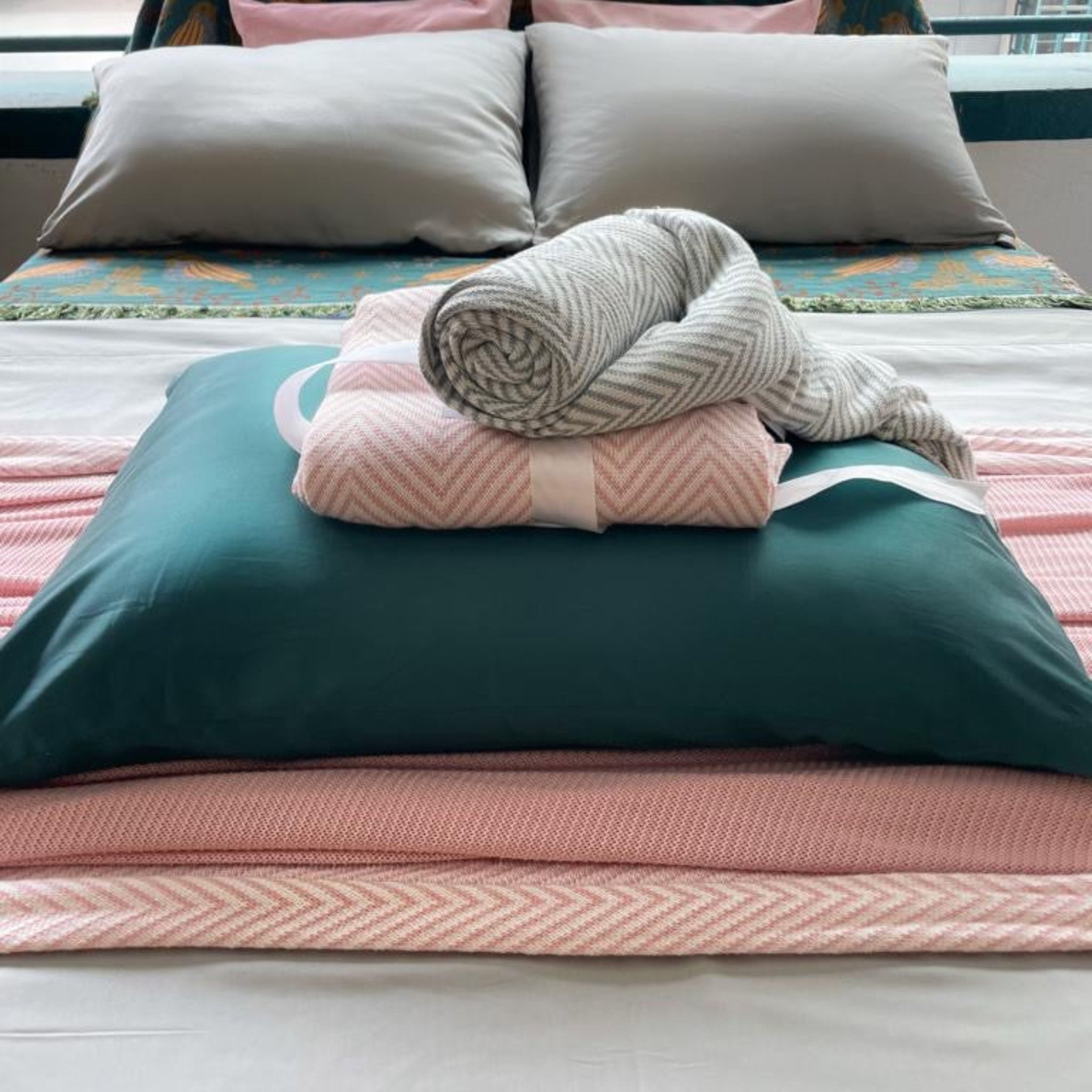Kalina~ Bamboo Knitted Blanket