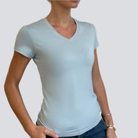 Dusty blue Bamboo t-shirts