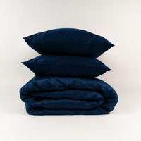 Blue Bamboo Duvet Sheet Set