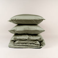 Olive Bamboo Duvet Sheet Set