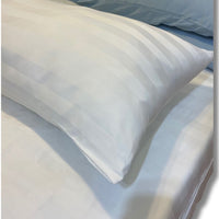 White jacquard bamboo pillowcase