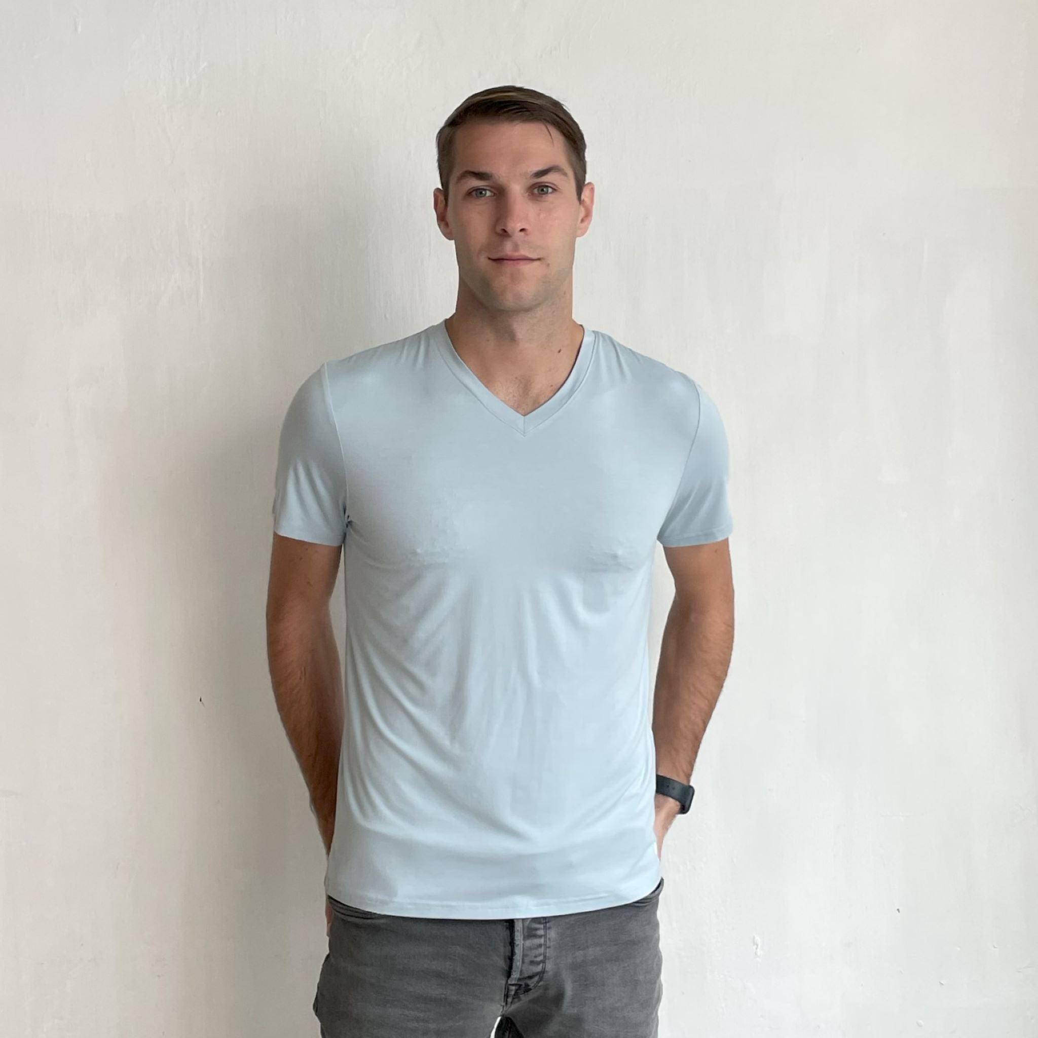 2 Pack V neck T-Shirts Bundle