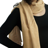 Bamboa Fashion Bamboo Premium Silky Scarf Cream