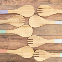 Bamboa Servo Bamboo Salad Utensils