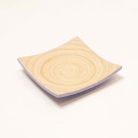 Bamboa Piatto Bamboo Square Plate Lavender 