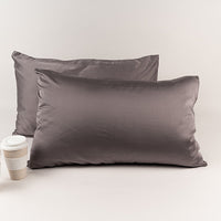 SILKY BLISS - Bamboo Pillow Case Smoky Grey