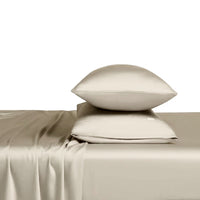 Bamboo Flat Sheet Beige