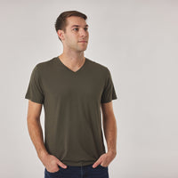 Bamboo Men's v-neck t-shirt
