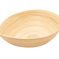 Bamboa bamboo snack bowl tear natural