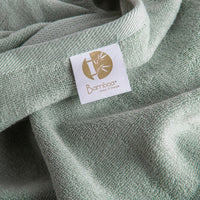 Bamboa towels made of 100% bamboo for an eco-firendly and organic home. Available in green.