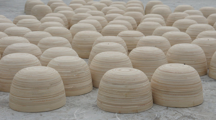 Bamboa hand coiled Bamboo Bowls