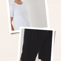 Black Short + White Shirt Bundle