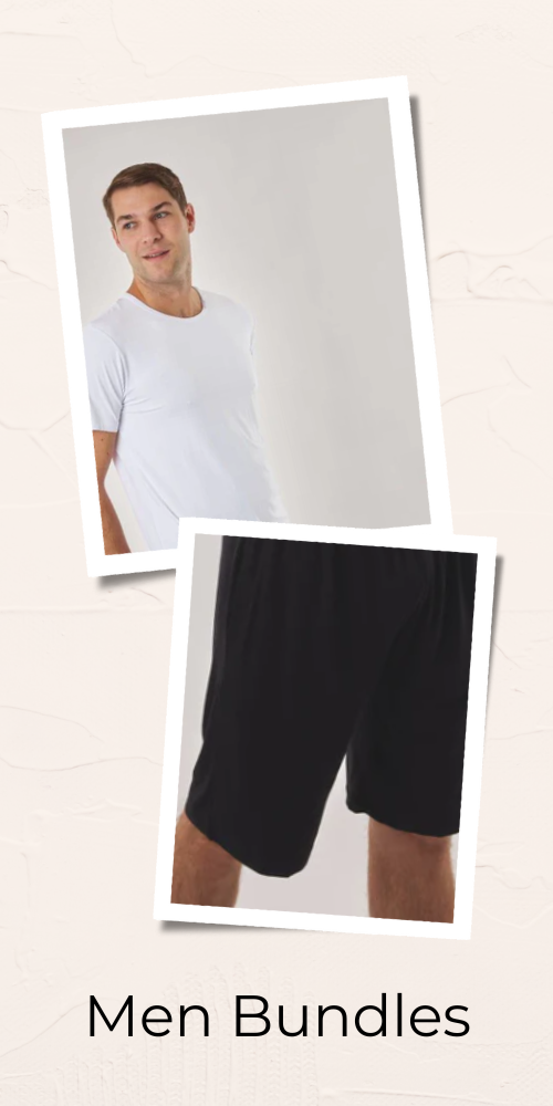 Black Short + White Shirt Bundle