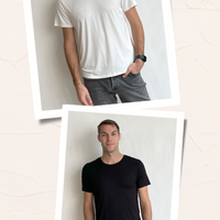 2 Pack Round Neck T-Shirts Bundle