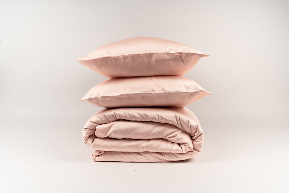 Pink Bamboo Duvet Sheet Set