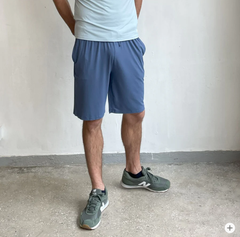 Coral T-Shirt + Blue Short Bundle