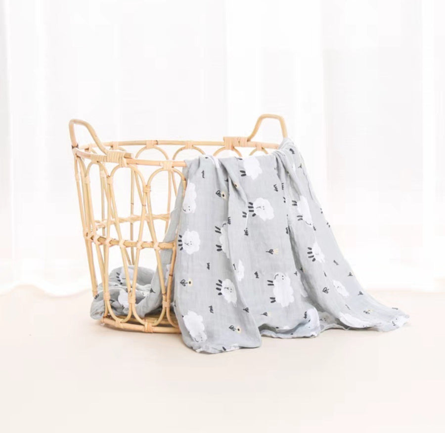 Bamboa Baby Muslin Swaddle Cloth