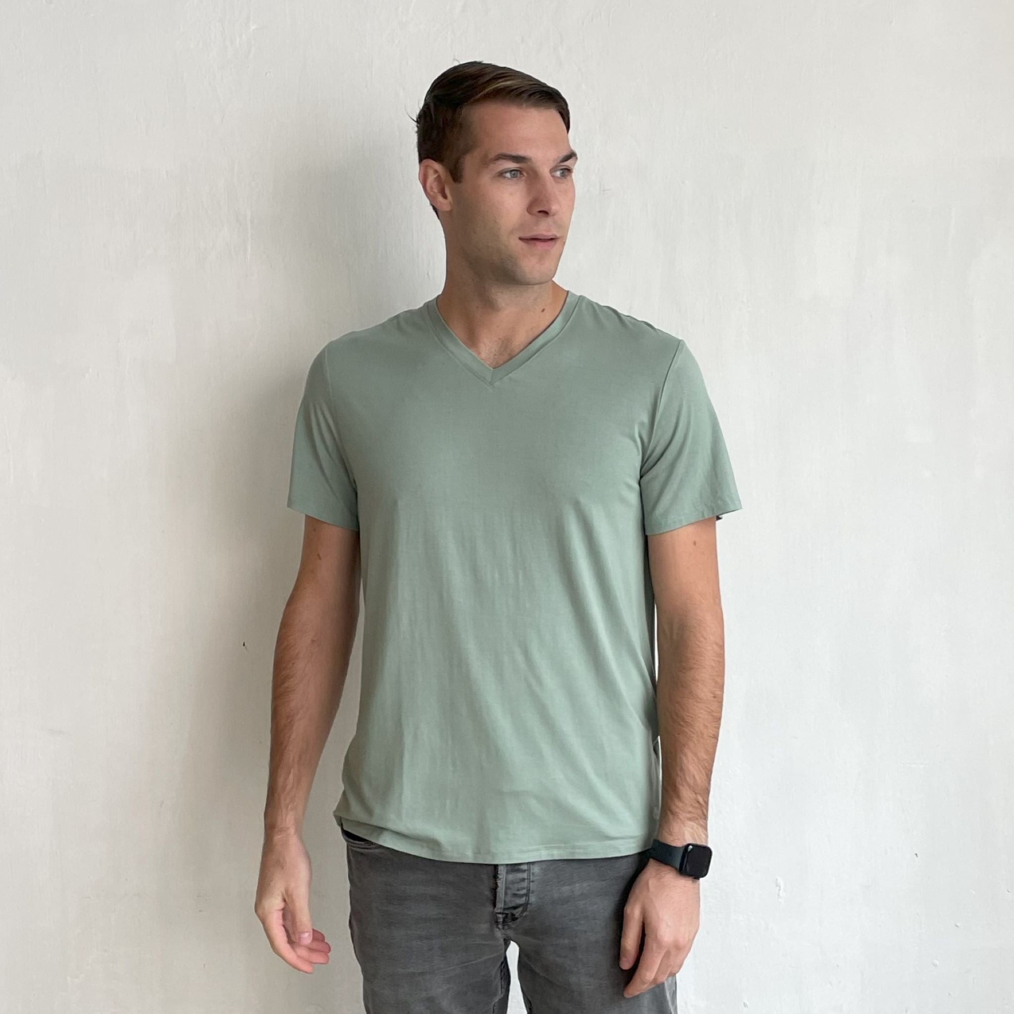 2 Pack V neck T-Shirts Bundle