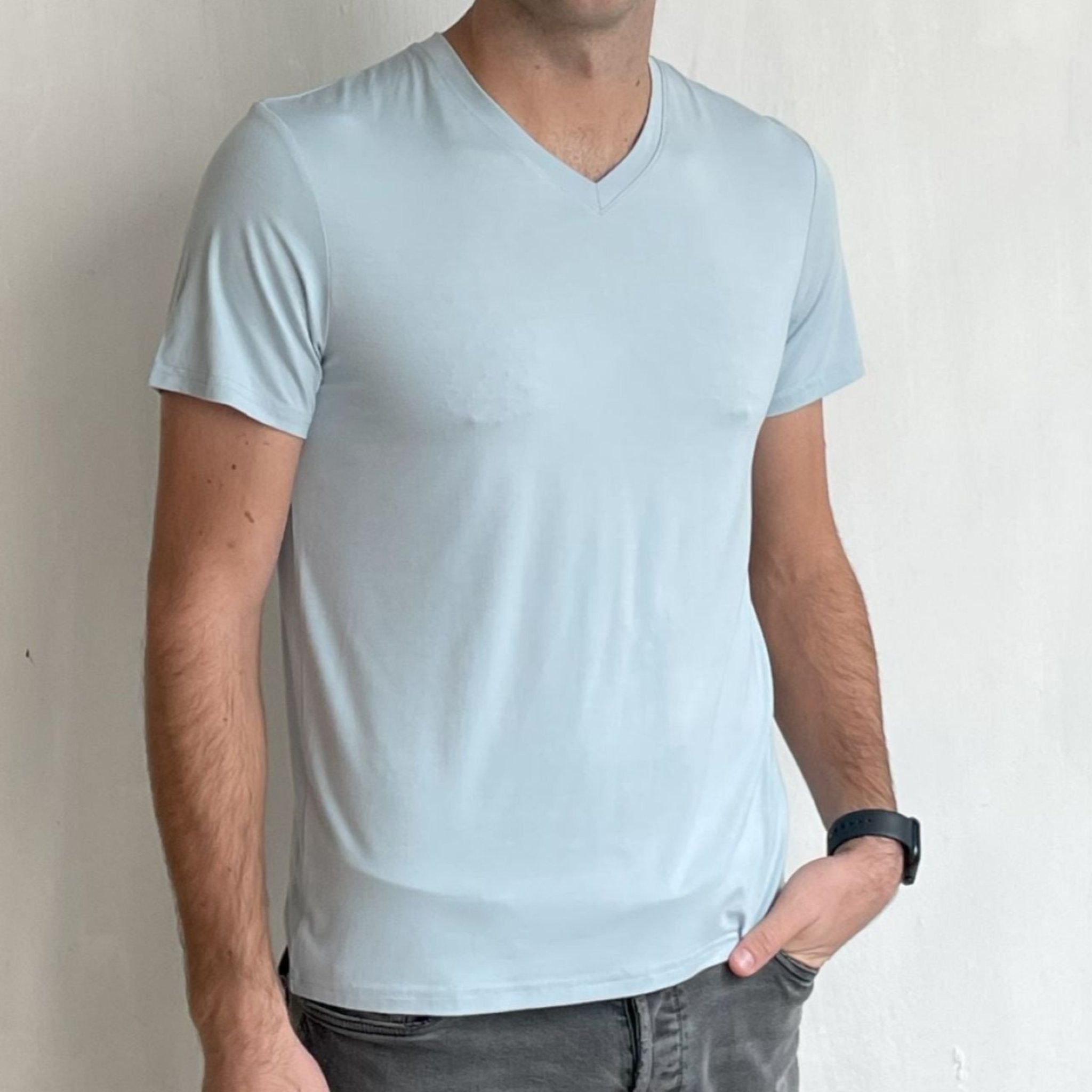 2 Pack V neck T-Shirts Bundle