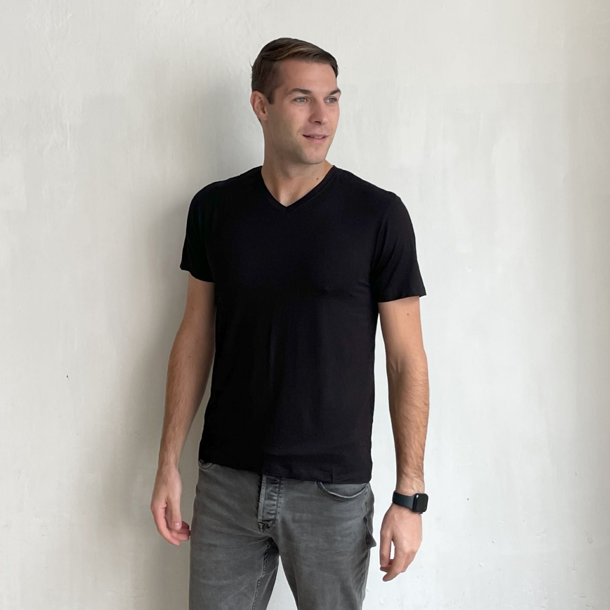 2 Pack V neck T-Shirts Bundle