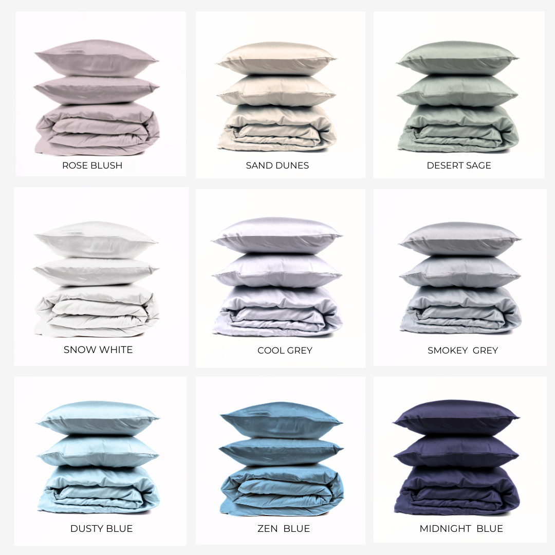 Luxurious bamboo bedding set with cooling comfort