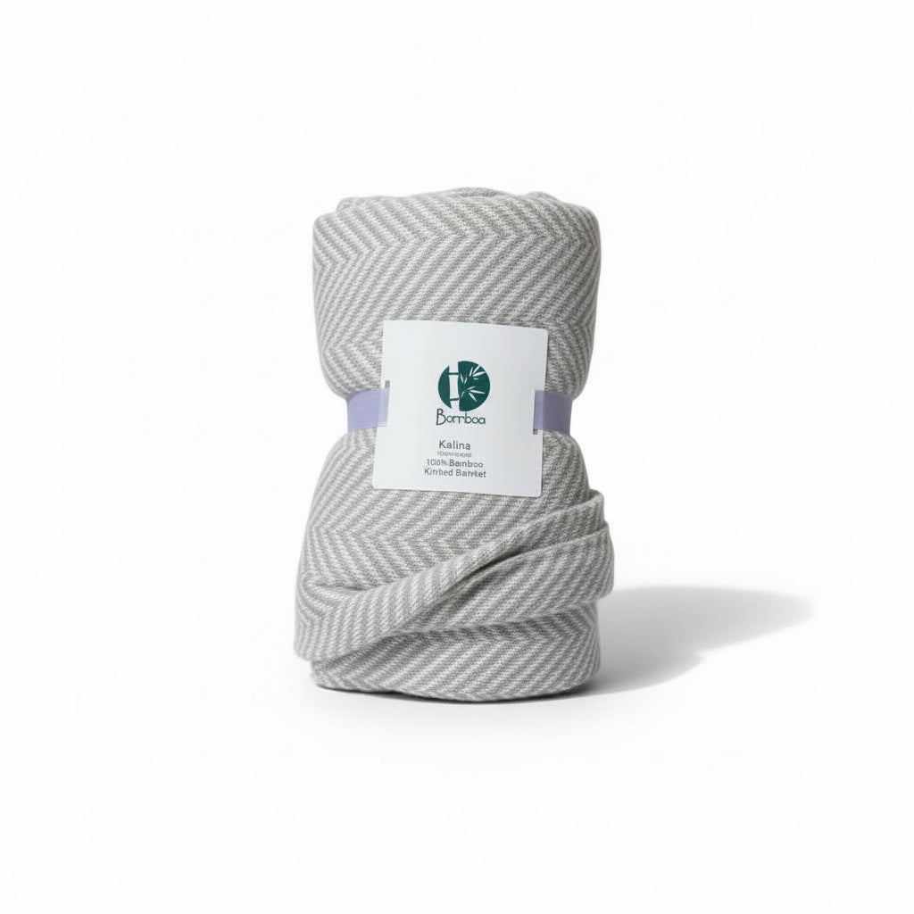 Kalina~ Bamboo Knitted Blanket