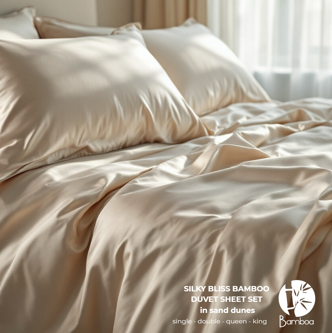 SILKY BLISS - Bamboo Duvet Sheet Set