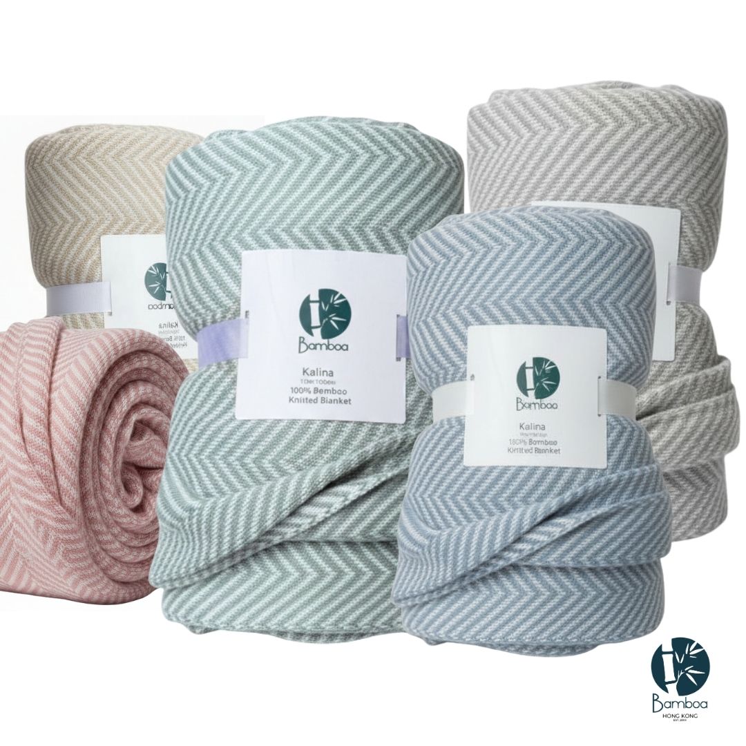 Kalina~ Bamboo Knitted Blanket