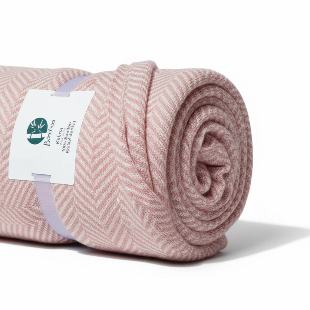Kalina~ Bamboo Knitted Blanket