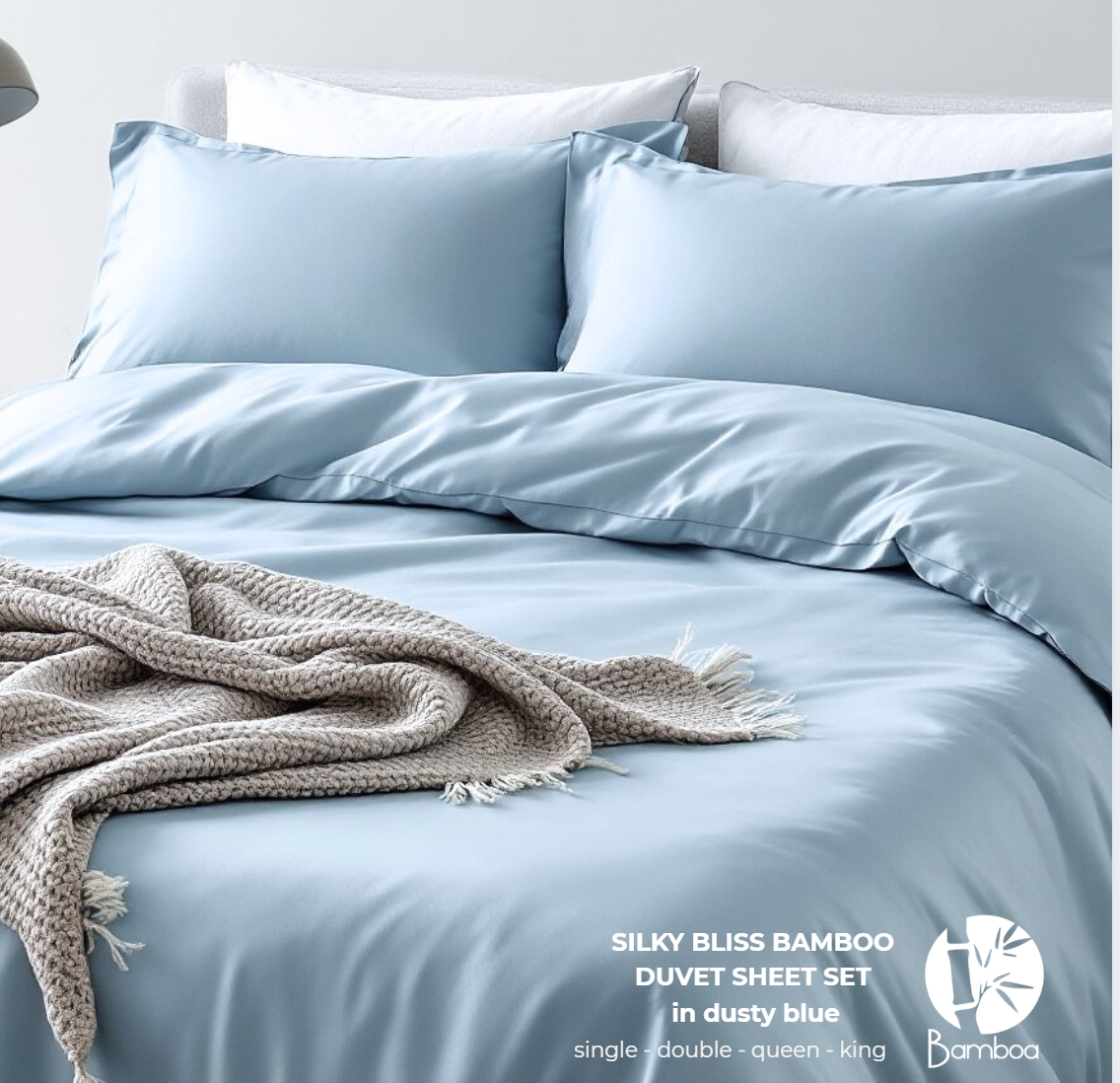 SILKY BLISS - Bamboo Duvet Sheet Set