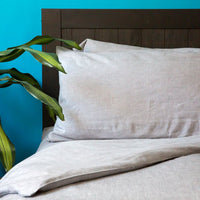 FLAX - Bamboo + Linen Duvet Sheet Set