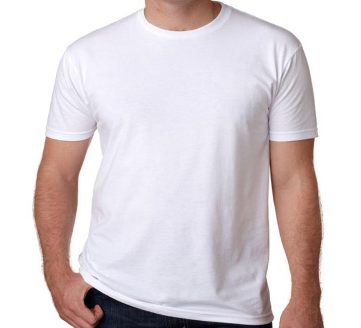 Bamboa Clothes Bamboo Men Round Neck T Shirt White