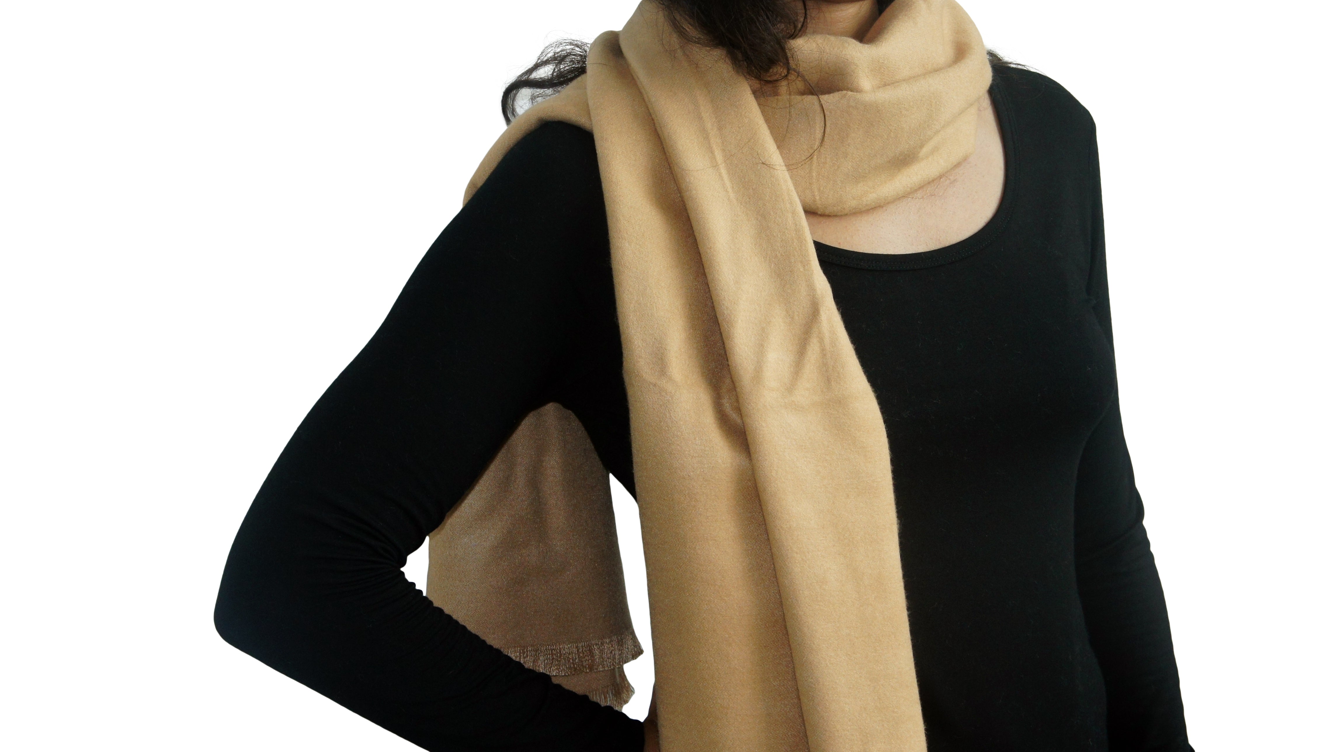 Bamboa Fashion Bamboo Premium Silky Scarf Cream