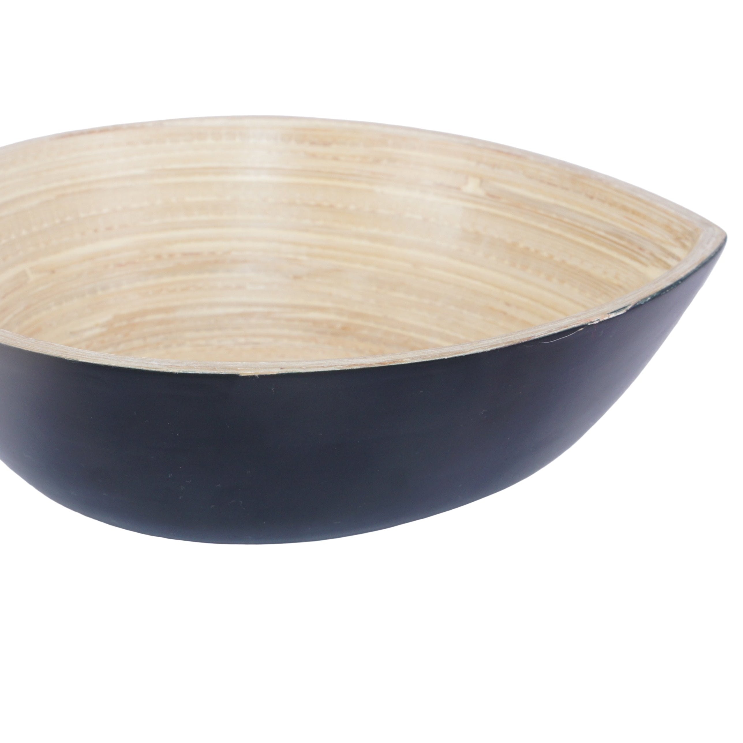 Bamboa Spira Bamboo Tear Bowl Black