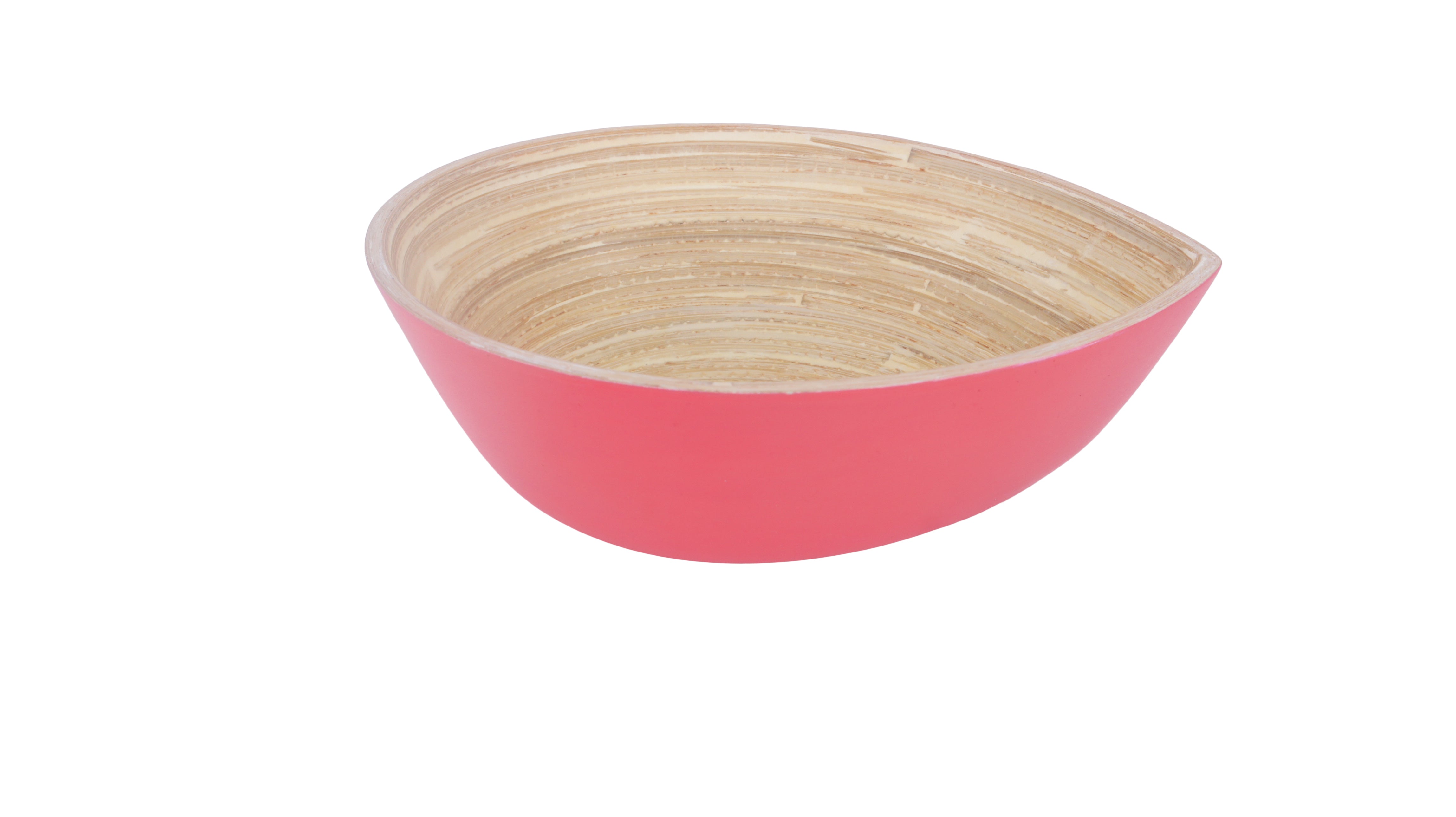 Bamboa Spira Bamboo Tear Bowl Salmon