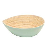 Bamboa Spira Tear Bamboo Bowl Medium - Salad Bowl Mint 