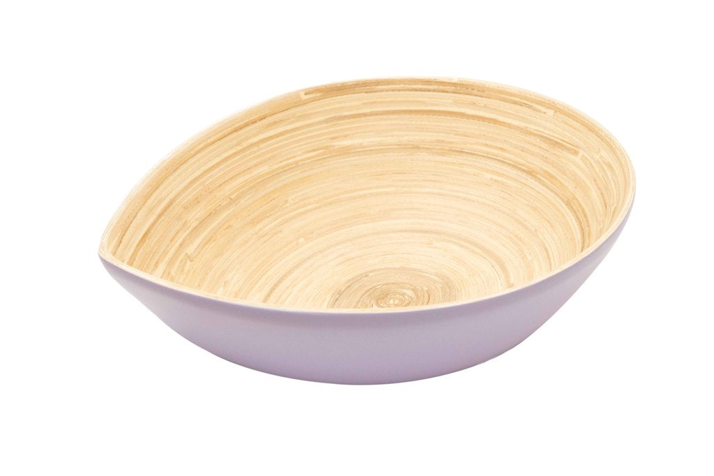 Bamboa bamboo snack bowl tear lavender
