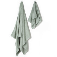 Bamboa towels made of 100% bamboo for an eco-firendly and organic home. Available in green.