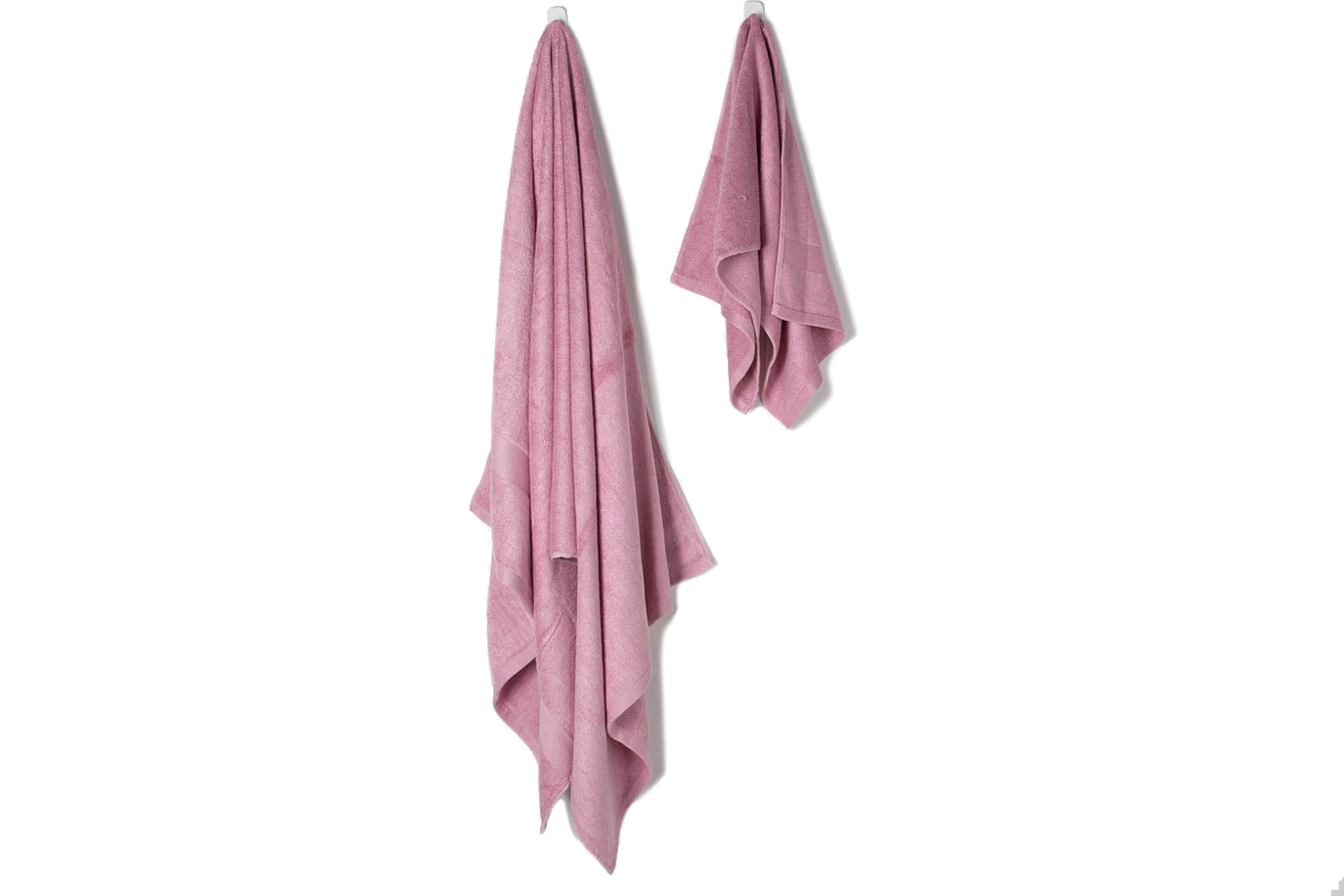 Bamboa towels made of 100% bamboo for an eco-firendly and organic home. Available in rose color..