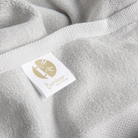 Bamboa towels made of 100% bamboo for an eco-firendly and organic home. Available in grey.
