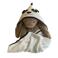 Baby Panda Bamboo Towel Hoodie