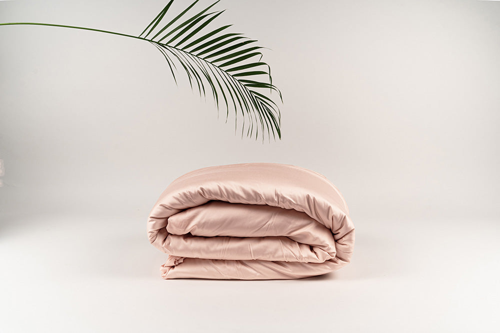 SILKY BLISS - Bamboo Duvet Cover Flamingo