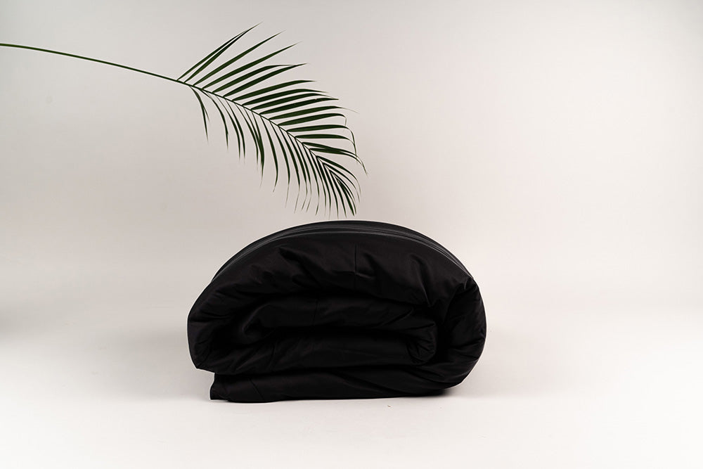 SILKY BLISS - Bamboo Duvet Cover Black Magic