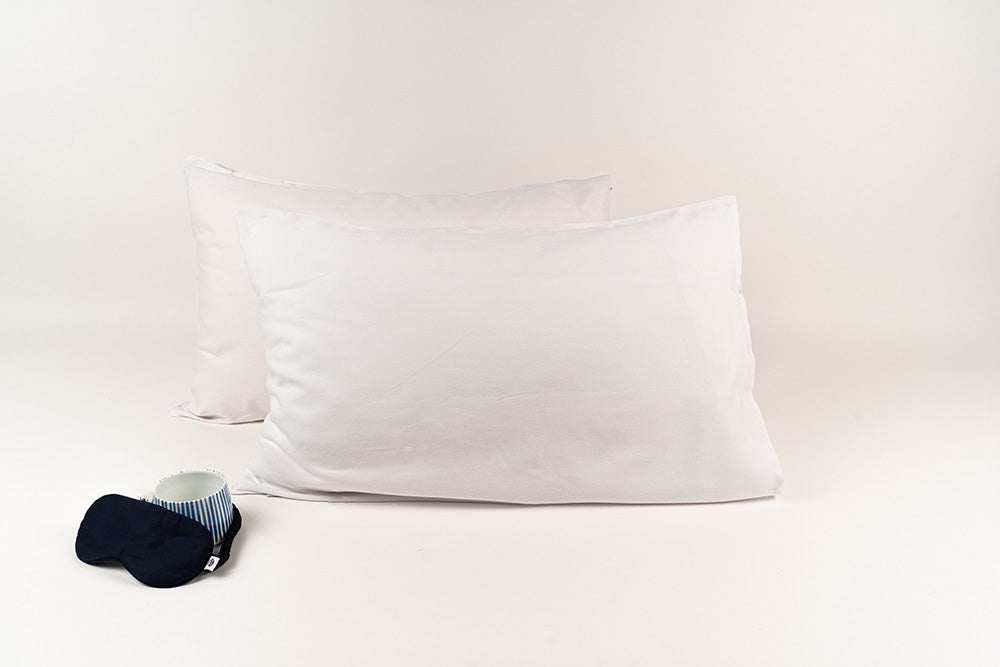 SILKY BLISS - Bamboo Pillow Case Set White