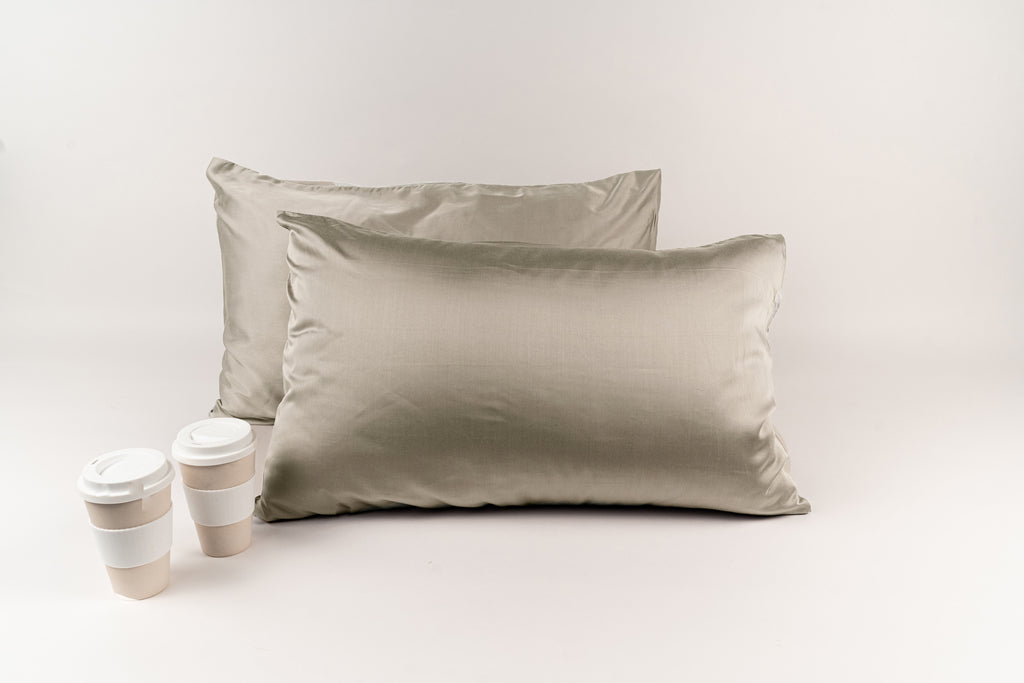Bamboo Pillow Beige