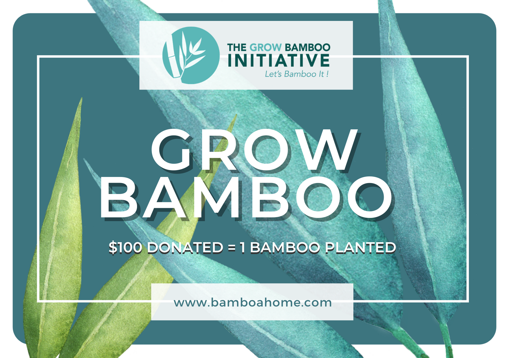 Bamboo Initiative Coaster