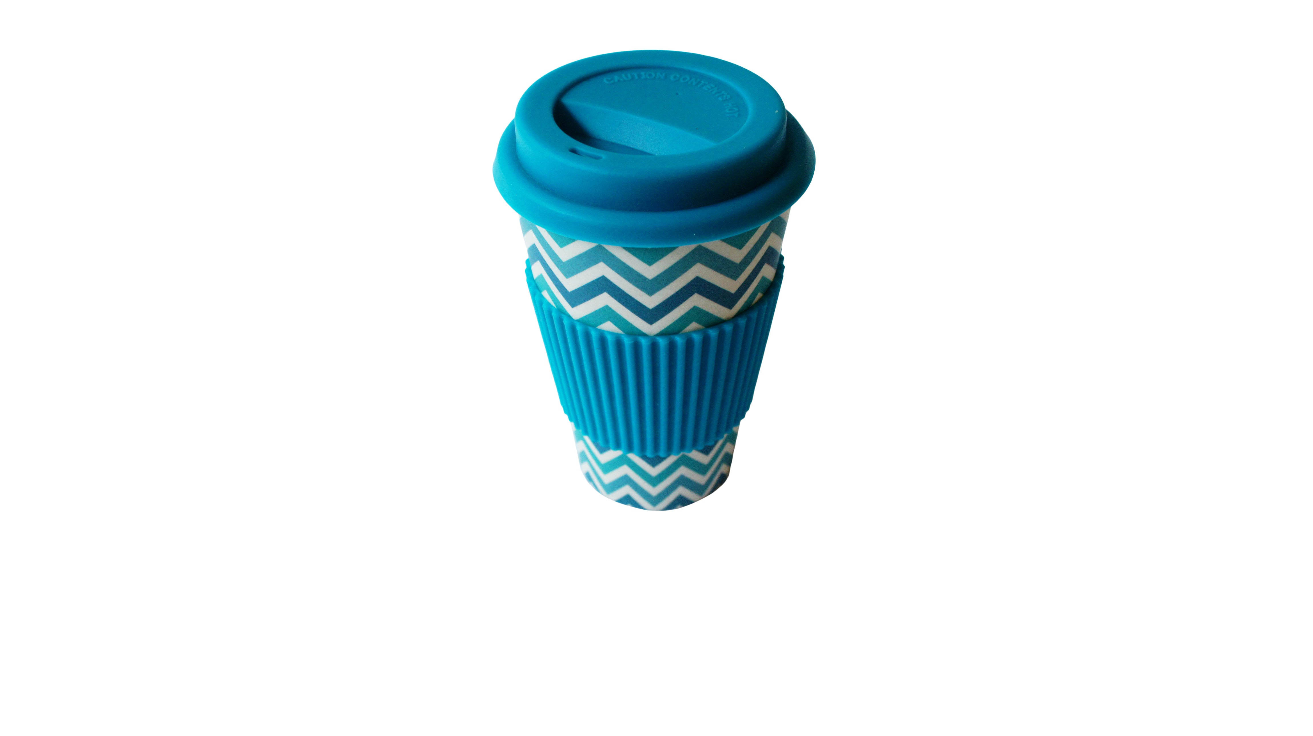 Bamboo fiber travel cup