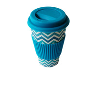 Bamboo fiber travel cup